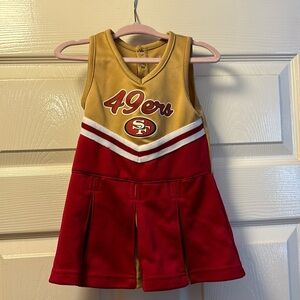 49ers toddler dress